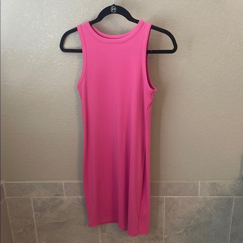 A New Day Pink Rib Tank Dress